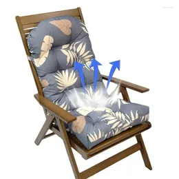 Pillow 110x50cm Chair Thick Long Seat Rattan Sofa Garden Tatami Mat Recliner