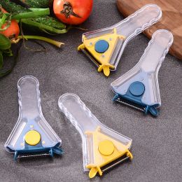 Fruit Vegetable Peeler 3 in 1 Stainless Steel Blades Creative Grater Cucumber Carrot Potato Kitchen Gadgets ZZ