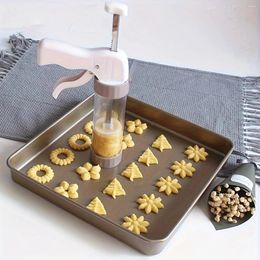 Baking Moulds 1set-Cookie Press - Perfect For Making Small Cookies Includes Plastic Guns And Accessories Basic Kitchen Tools