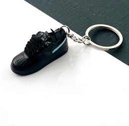 66 styles creative low top shoes keychain designer sneaker keyring couple gift party toys basketball shoes key chain