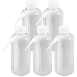 Mugs 5 Pcs Communion Sauce Bottle Household Squeeze Condiment Bottles Squeezing Ketchup Juice Dispenser Mustard Plastic Sauces