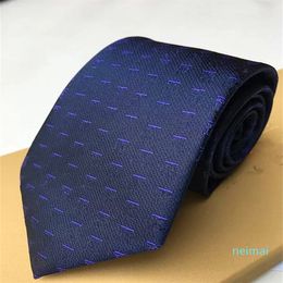 mens luxury necktie ties plaid designer tie silk tie with box black blue white