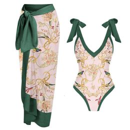 Womens 2024 New Women Swimwear One Piece Swimsuit Skirt Designer Bathing Suit Beach Dress Cover Up Surf Wear Summer Vintage J230506 ggitys HITO