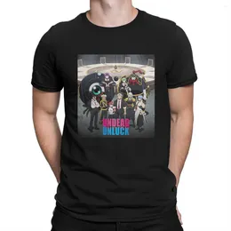 Men's T Shirts U-Undead U-Unluck TShirt Sticker Distinctive Shirt Graphic Streetwear Hipster