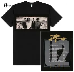 Men's Suits NO.2A1121 Tree 1987 European Tour Official Mens Black T Shirt Us Import Custom Aldult Teen Unisex Digital Printing Tee