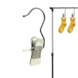 Hangers Clothes Pins Hanger Clips Stainless Steel Laundry Closet Organiser Clamps With Strong Load-Bearing Capacity For