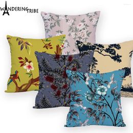 Pillow Flower Cover Decorative Sofa Fashion Animal Leopard Throw Living Room Designer