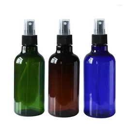 Storage Bottles 20pcs 250ml Empty Spray Pump Brown Blue PET Cosmetic Packaging 250cc Perfume Bottle Mist Sprayer Lotion