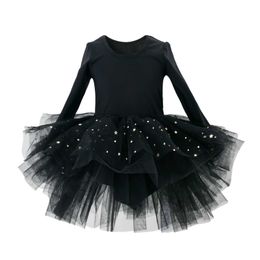 Girl's Dresses Fashion Girl Ballet TuTu Dress Professional Kids Dancing Party Dress Performance Costume Princess Wedding Girl Dress 2-8 Years T240509