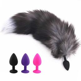 Sexy Set Small Size Sile Anal Plug Anal Toys Sexy Tail Anal Plug Erotic Anus Toy Sex Toys Woman Men Sex Butt Plug Adult Products T240513