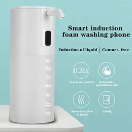 Liquid Soap Dispenser 350ML Automatic Foaming Smart Sensor Infrared Wash Hand Sanitizer For Bathroom Kitchen Home