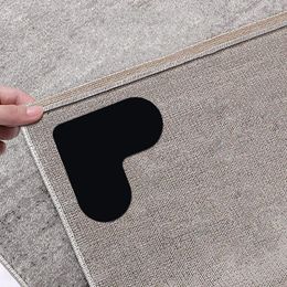 Bath Mats Heart Carpet Sticker Rug Tape For Area Rugs On Pad Corner Grippers Non Skid Non-slip Pads Tile Floors