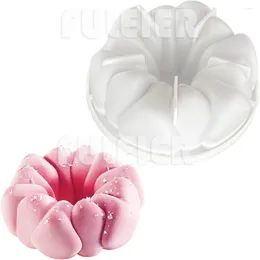 Baking Moulds 3D Bunga Garland Silicone Mold Flower Cake For Chocolate Mousse Pastry Art