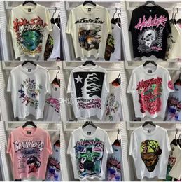 Hell Shirt Star Designer Mens T-Shirts Shirt Short Sleeve Tee Men Women High Quality Streetwear Hip Hop Fashion T Shirt High Street Y2k Short Sleeve Us Size S-Xl 191