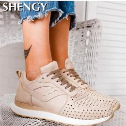 Fitness Shoes 2024 Sneaker Women's Vulcanize Comfortable Breathable Lace Up Casual Flats Women Plus Size Ladies Running