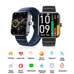 2024 Smart Watches Smartwatch F21Pro third-generation non-invasive blood monitoring, heart rate alarm, music control body temperature exercise bracelet