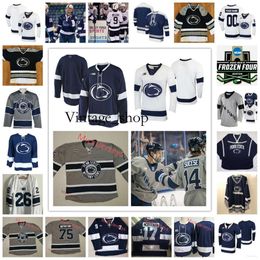 Vin 2022 NCAA Frozen Four Penn State Nittany Lions Hockey Jersey 11 Kiara Zanon 18 Laura Bowman 40 Shannon Yoxheimer 1 Hannah Ehresmann 11