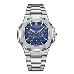 Wristwatches Quartz Wrist Watch Men's Waterproof Stainless Steel Strap Analogue Classic Business Wristwatch Mens Casual Gift