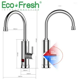 Kitchen Faucets Ecofresh Electric Water Heater Tap Instant Faucet Cold Heating Tankless Instantaneous
