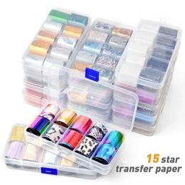 Nail Enhancements Starry Sky Sticker Box Pack Starry Sky Armour Sticker Transfer Paper Colourful Laser Starry Sky Paper 120 / 2.5