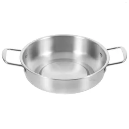 Pans Stainless Steel Anti-spill Pot Large Soup Medium Korean Ramen Noodles Noodle Food