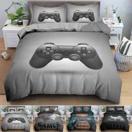 Bedding Sets 3D Set Gamepad Print Duvet Cover Gamer Bedclothes With Pillowcase Game Home Textiles