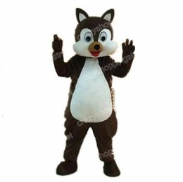 Christmas Squirrel Mascot Costume Cartoon Character Outfits Halloween Carnival Dress Suits Adult Size Birthday Party Outdoor Outfit