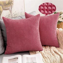 Pillow Polyester Cotton Plain Polka Dot 45x45 Square Cover Modern Style Fashion Home Sofa Office Decoration