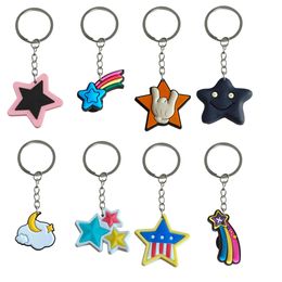 Keychains Lanyards Star Keychain For Goodie Bag Stuffers Supplies Party Favours Keyring Backpacks Suitable Schoolbag Tags Stuffer Chris Ot3X5