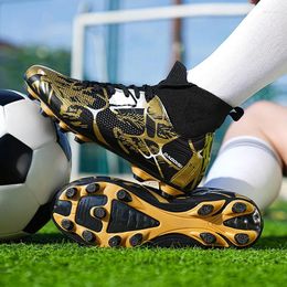 American Football Shoes Childrens Soccer For Boy Indoor Turf Training Outdoor Sports Fast Society Cleats Boots Kids