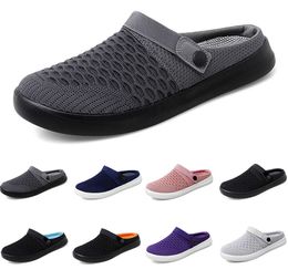 2024 Mesh Slippers Cushion Slip-On summer Women Walking Shoes black pink purple GAI Platform Slippers Wedge Female Sneaker F589
