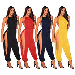 2024 Summer New Women's Nightclub Sexy jumpsuit F51334