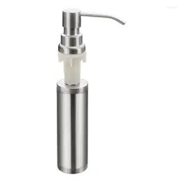 Liquid Soap Dispenser Stainless Steel Kitchen Sink Bathroom Shower