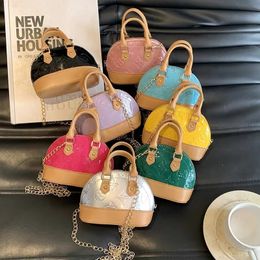 Kids Designer Purses Shell Tote Newest Korean Children Princess Handbags PU Material Girls Mini Cross-body Bags Coin Purses Teenager Bags