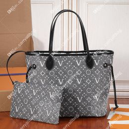 Tote Bag Designer Bag Fashion Women's Handbag Denim Medium Handbag High quality Leather Bag Casual Large Capacity Mom Shopping Bag 10A Mirror Quality