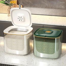 Storage Bottles Rice Box Dispenser Insect-Proof Sealed Kitchen Soybean Corn Cereal Boxes Pet Food Container Home Organizer
