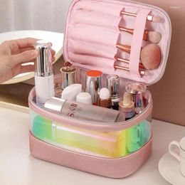 Storage Bags Cosmetic Bag Female Portable Large-capacity Hand Colorful Laser Tide Business Travel Skin Care Product Box Wash