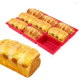 Baking Moulds 9 Holes Silicone Moulds Bread Loaf Pan Cookie Dessert Tray Chocolate Cake Mould Bakery DIY Dough Pastry Gadgets