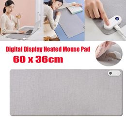 Carpets 220V Mouse Pad Heating Table Warming Hand LED Digital Display Keep Warm Mat Computer Desk Keyboard Office