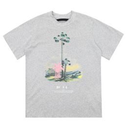 Printed Oversize T-shirt Men Women Summer Crew Neck Hipster Tshirts Cotton Grey Tee Shirt