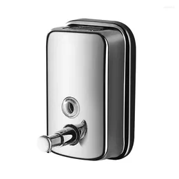 Liquid Soap Dispenser Dispensers Stainles Steel Shower Bottle 500/800/1000ML Bathroom Wall Mounted Hand