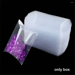 Gift Wrap 50pcs/set Home Decor Plastic Present Pocket Wedding Favours Pillow Shape Candy Boxes Bag Cookie Pouch