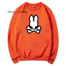 Psychological Bunny Hoodie Fun Rabbit Printing Hoodies Cotton Bad Bunny Hooded Purple Hoodie Sweater Sports Sweatshirts Men Pullovers Psychol Bunny 1295
