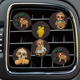 Interior Decorations Monkey Cartoon Car Air Vent Clip Outlet Clips Freshener For Office Home Per Drop Delivery Otmza