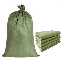 Storage Bags Woven Bag Logistics Express Packaging Feed Hardware Construction Garbage Cement Sand Plastic Sacks Luggage 10 Pieces