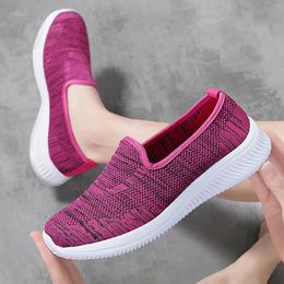 Casual Shoes Mesh Tennis For Women 2024 Soft Bottom Breathable Flat Woman Platform Sneakers Ladies On Offer