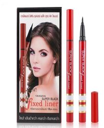 YANQINA NEW Black Long Lasting Liquid Eyeliner Pencil Waterproof SmudgeProof Cosmetic Beauty Makeup Brush Eyeliner Gel Pen8170374