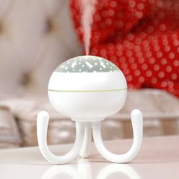 Mini Octopus Humidifier Home Desktop Water Replenishing Nebulizer USB Car Air Purifier Small and Portable