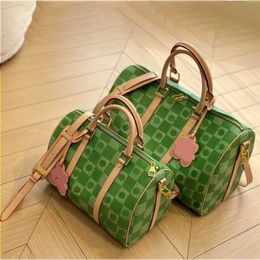 10A Fashion Bag Outdoor Sped Mens 40cm Duffel Leather Designer Womens Bag Large Shoulder Capacity 30 Travel Boarding Canvas Tote Luxury Isjd