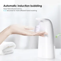 Liquid Soap Dispenser Automatic Induction Foaming Hand Washer 250ml Bathroom 0.25s Infrared Sensor Touchless Foam Shampoo Dispensers
